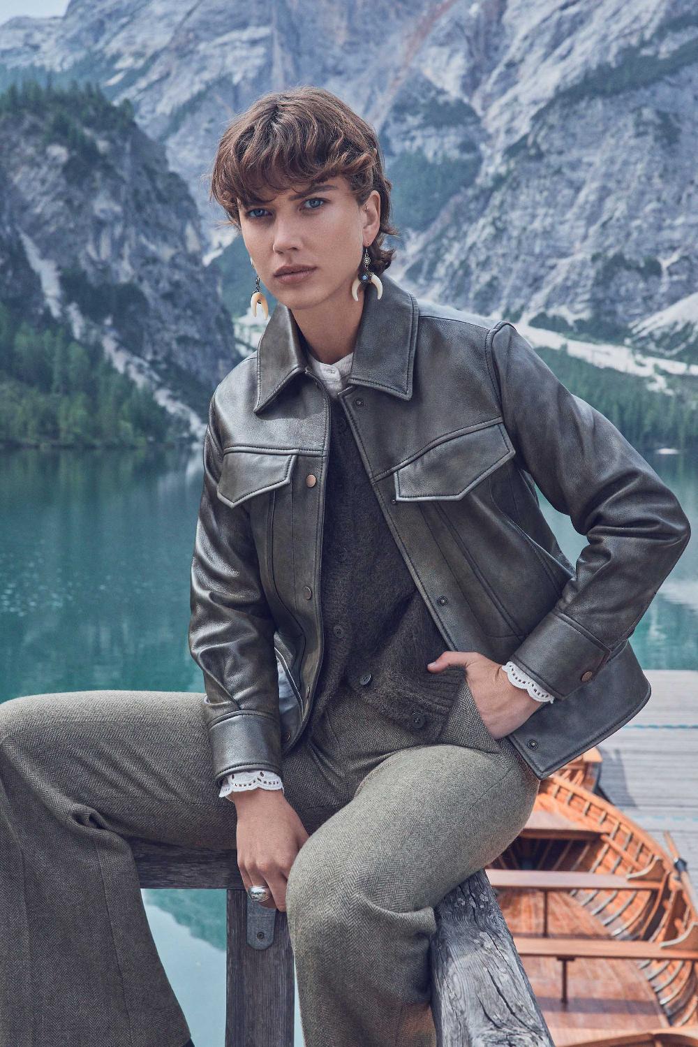 Maison 123 FIERCE Leather Jacket