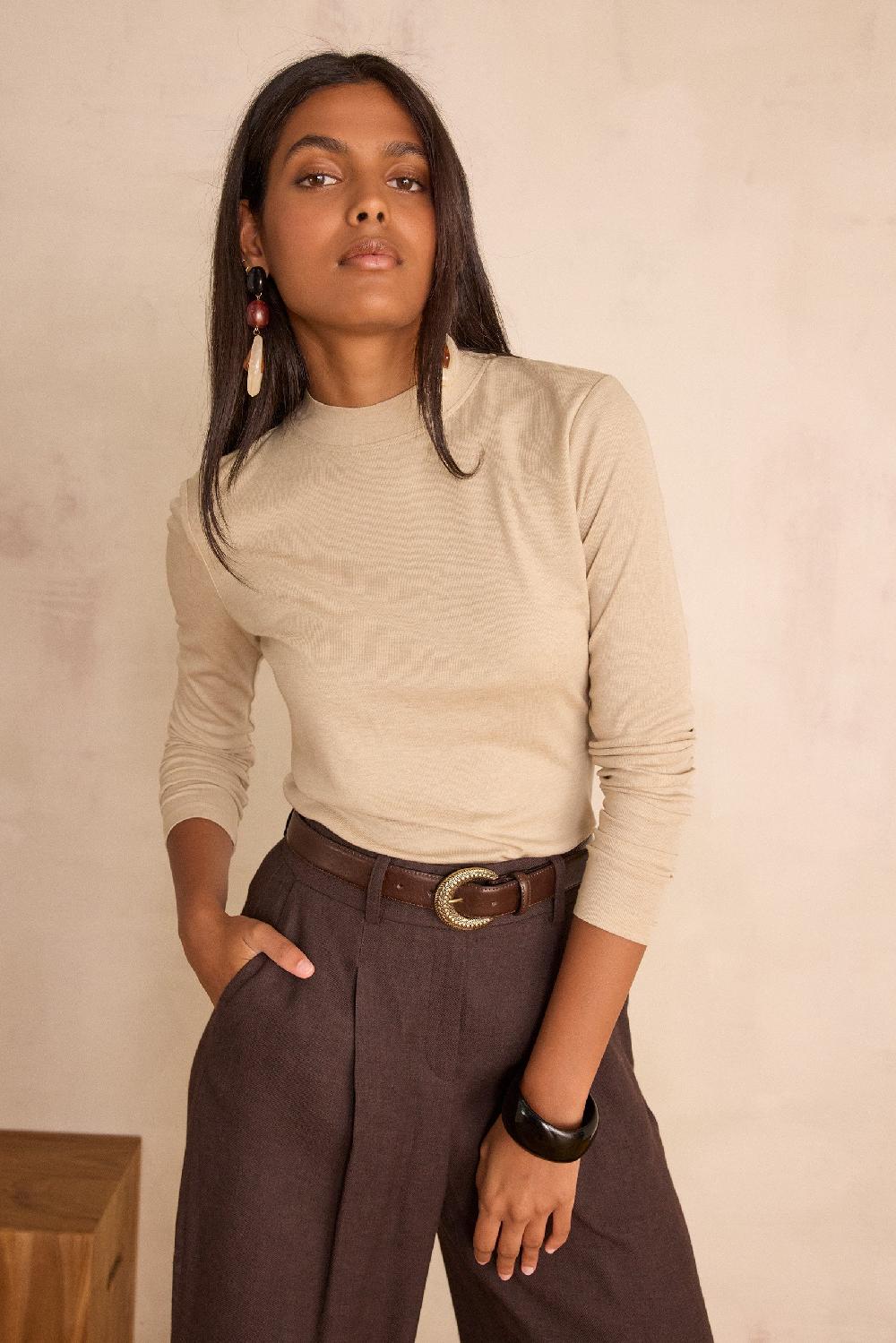 maison 123 FLYNN high neck T-shirt