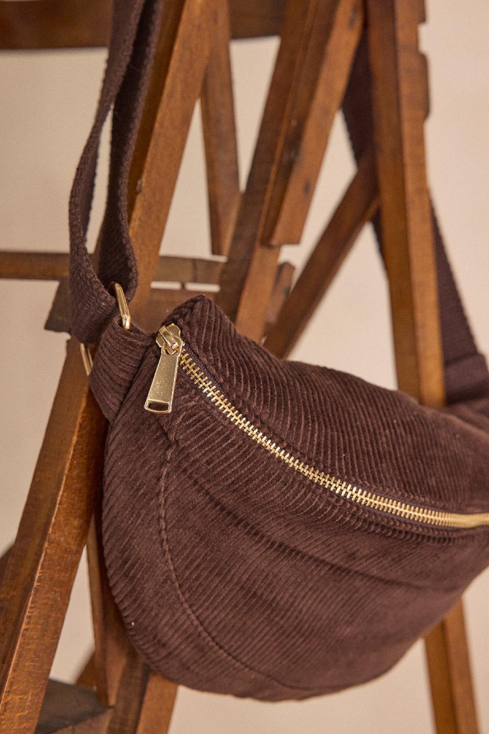 Maison 123 GELINA Cotton Velvet Bum Bag