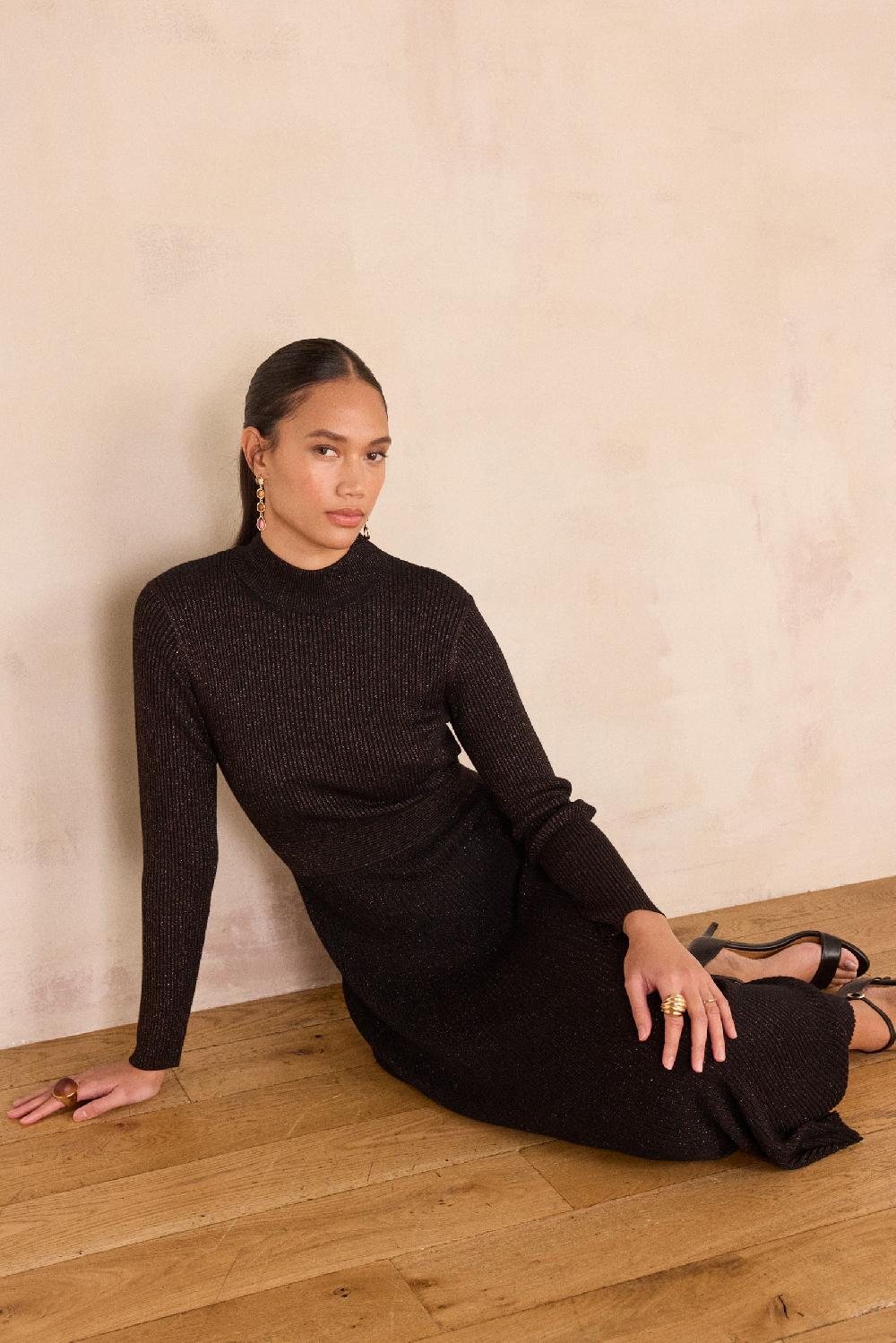 maison 123 Glitter knit dress RADIEUSE