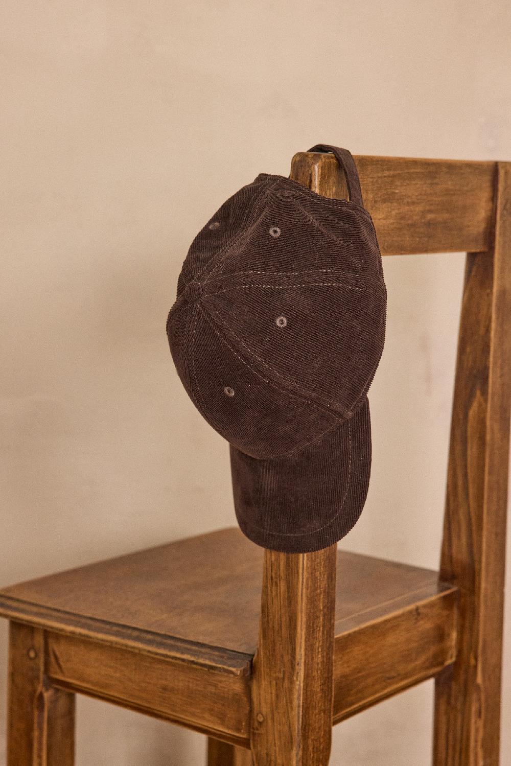 maison 123 HAROLD cap in organic cotton velvet
