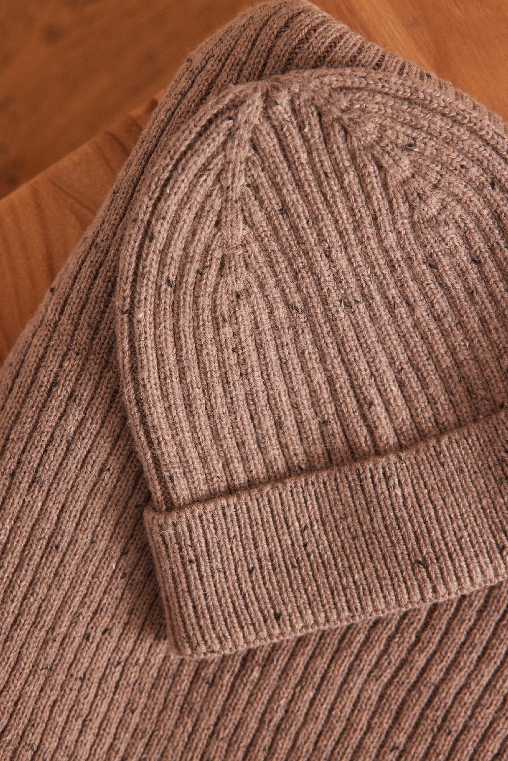 maison 123 HAYDEN ribbed hat