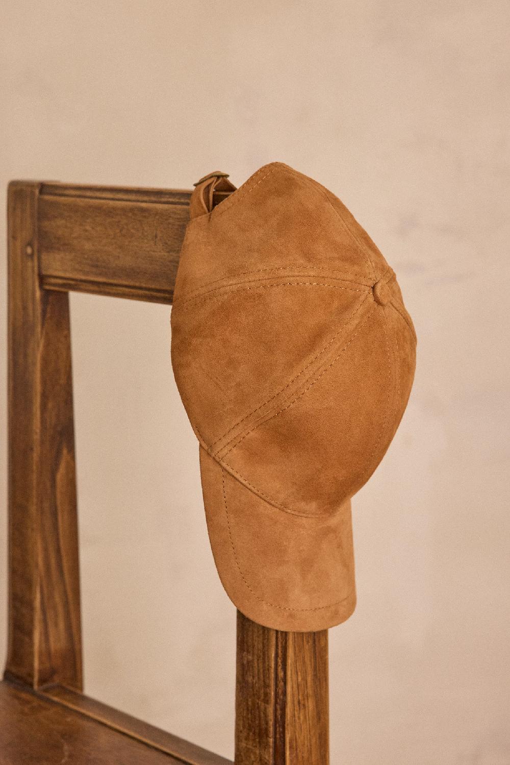 maison 123 HELENE leather cap