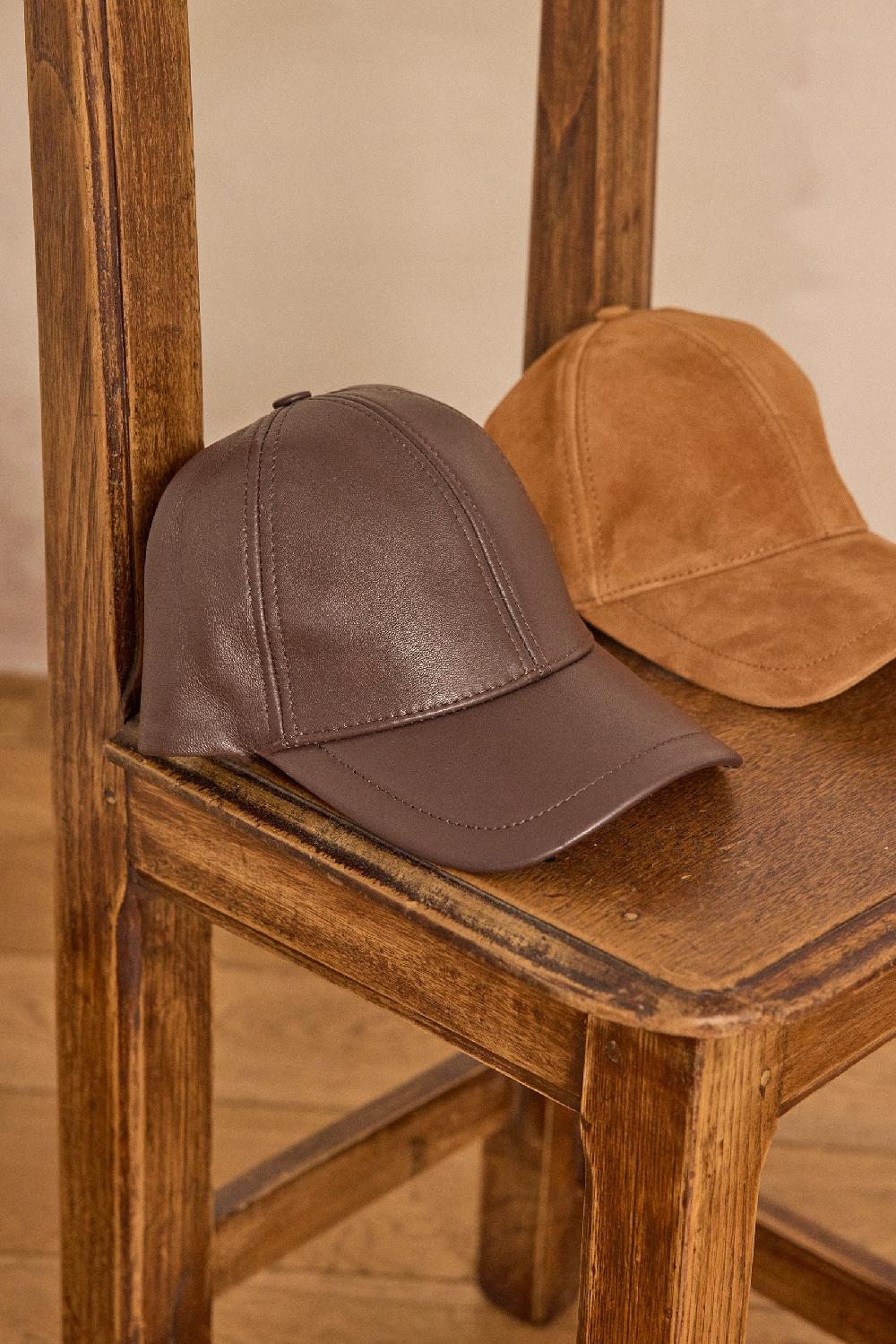 Maison 123 HELGA Leather Cap