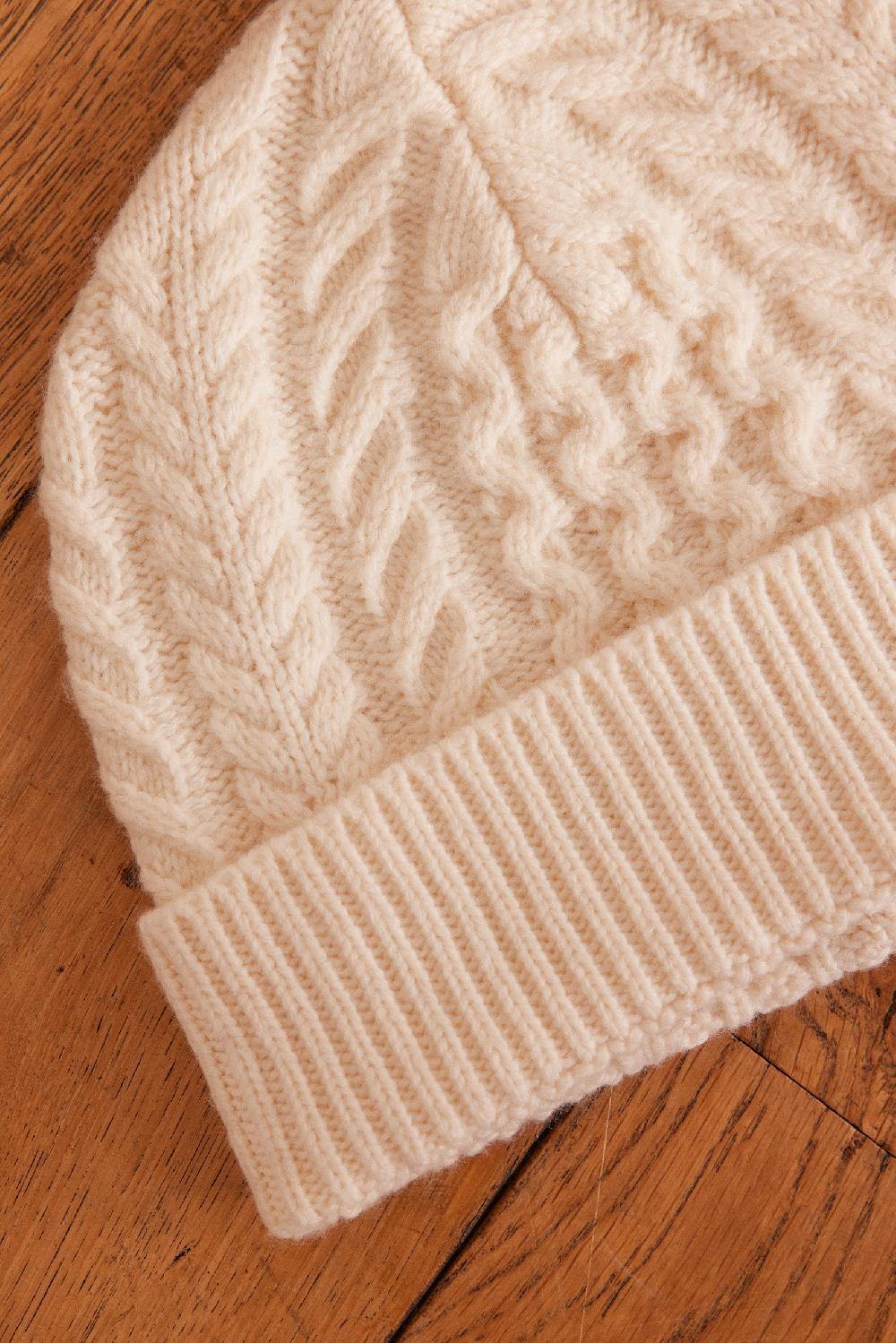 Maison 123 HOCHE Cable Knit Hat