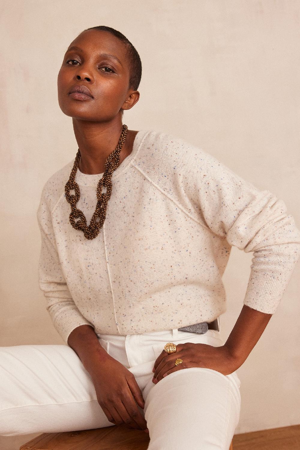 maison 123 Jumper in 100% 2-ply cashmere ARY BIS