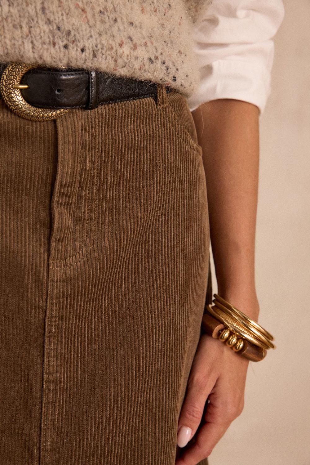 Maison 123 KAYNE Corduroy Skirt