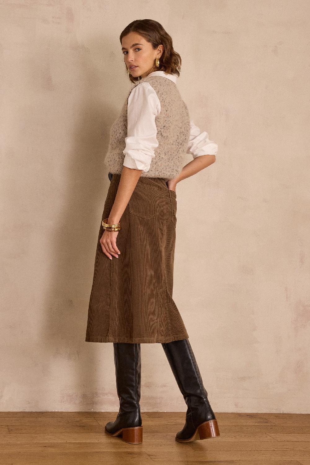 Maison 123 KAYNE Corduroy Skirt