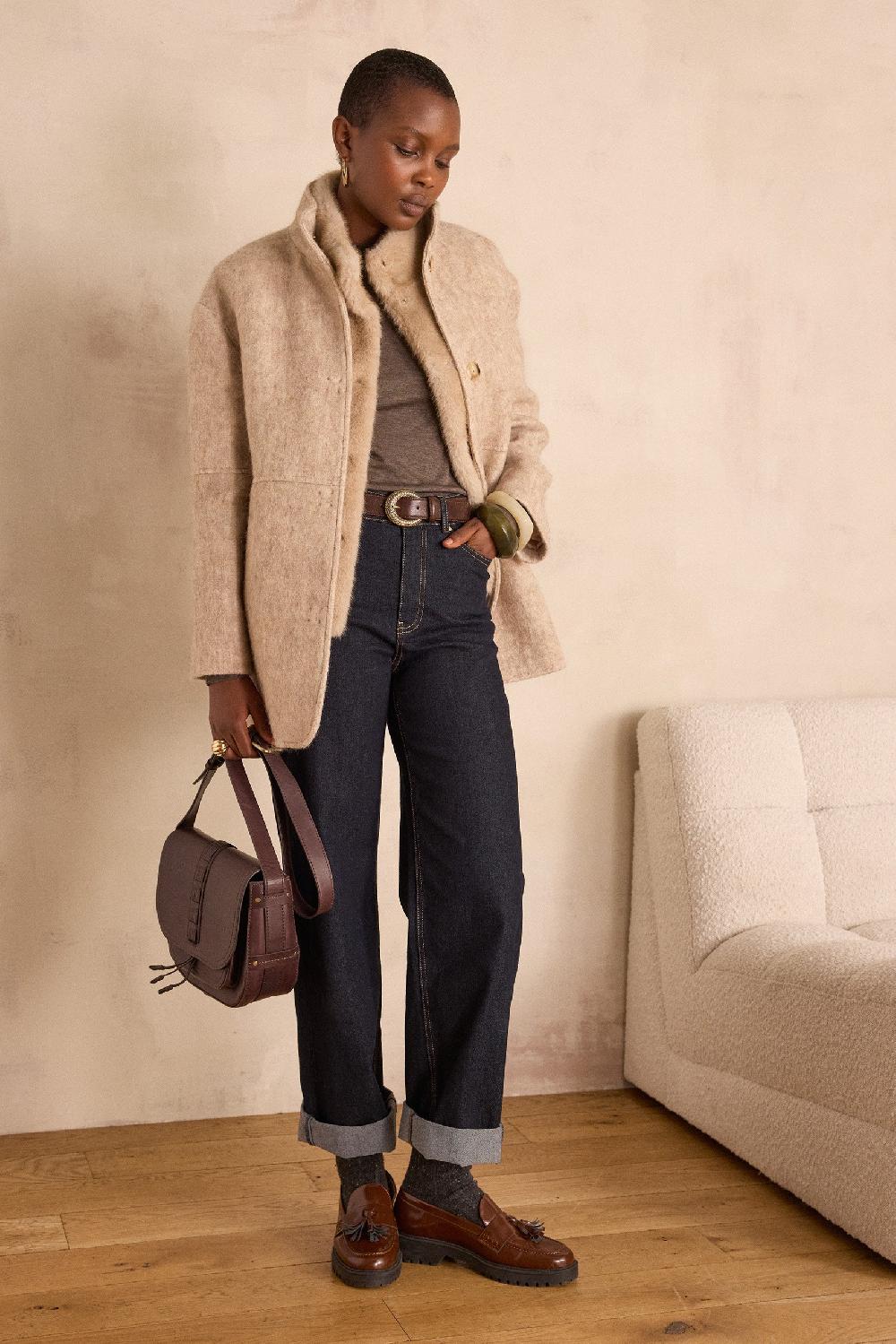 maison 123 LAMIA wool coat