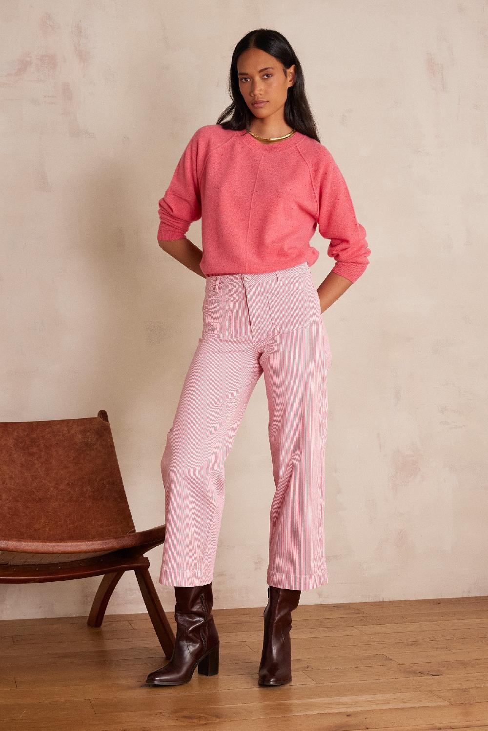 maison 123 LEA CROPPED cotton trousers