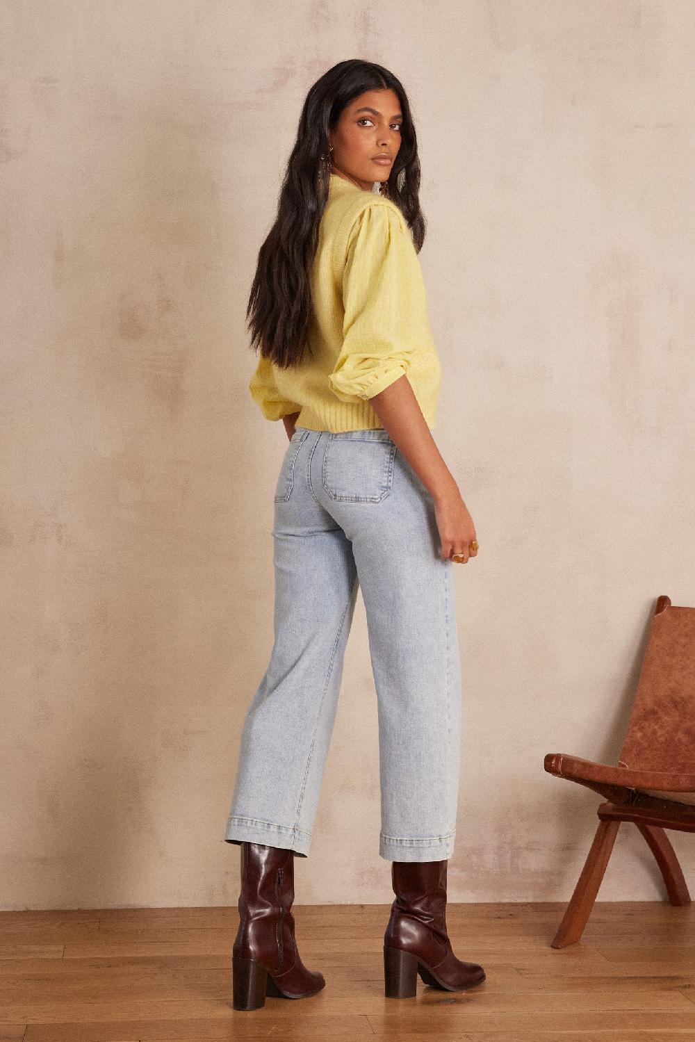 Maison 123 LEA Cropped Denim Jeans