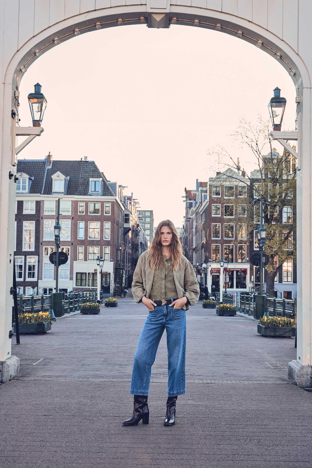 maison 123 LEA CROPPED denim jeans