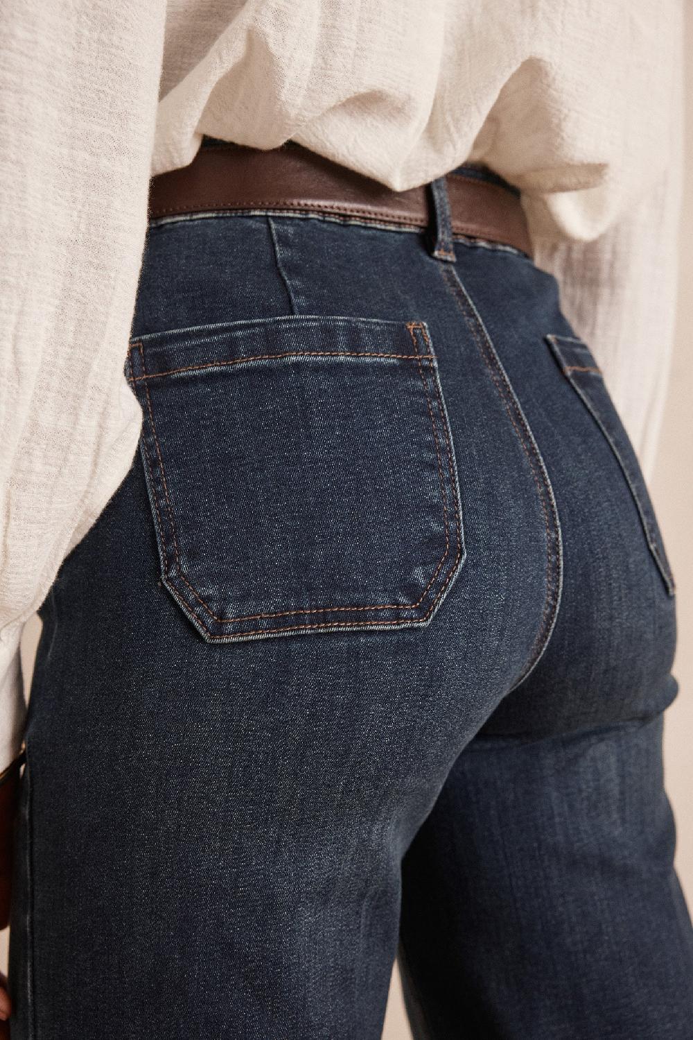 Maison 123 LEA CROPPED Jeans In Denim