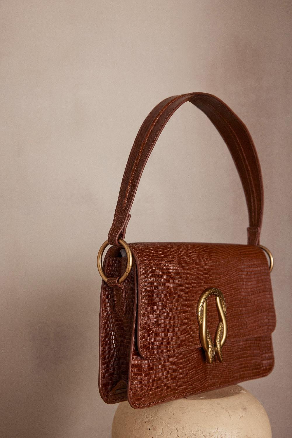 Maison 123 LEON Leather Shoulder Bag