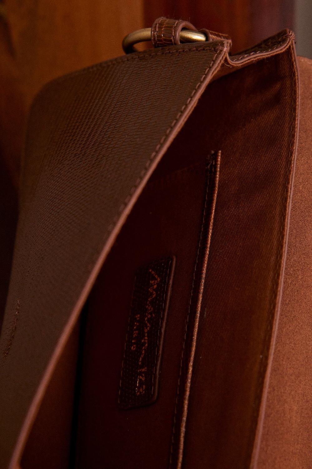 Maison 123 LEON Leather Shoulder Bag