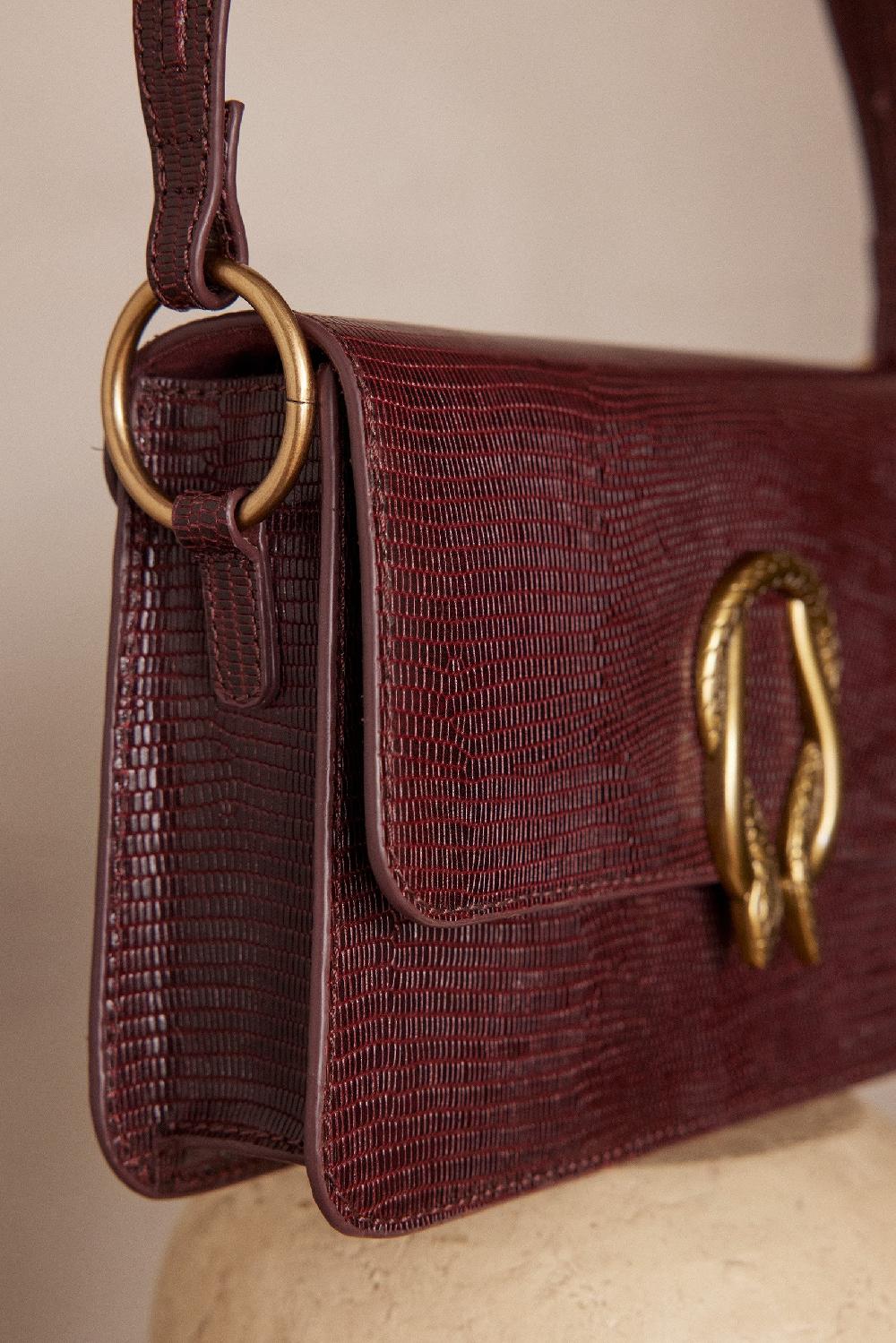 Maison 123 LEON Leather Shoulder Bag