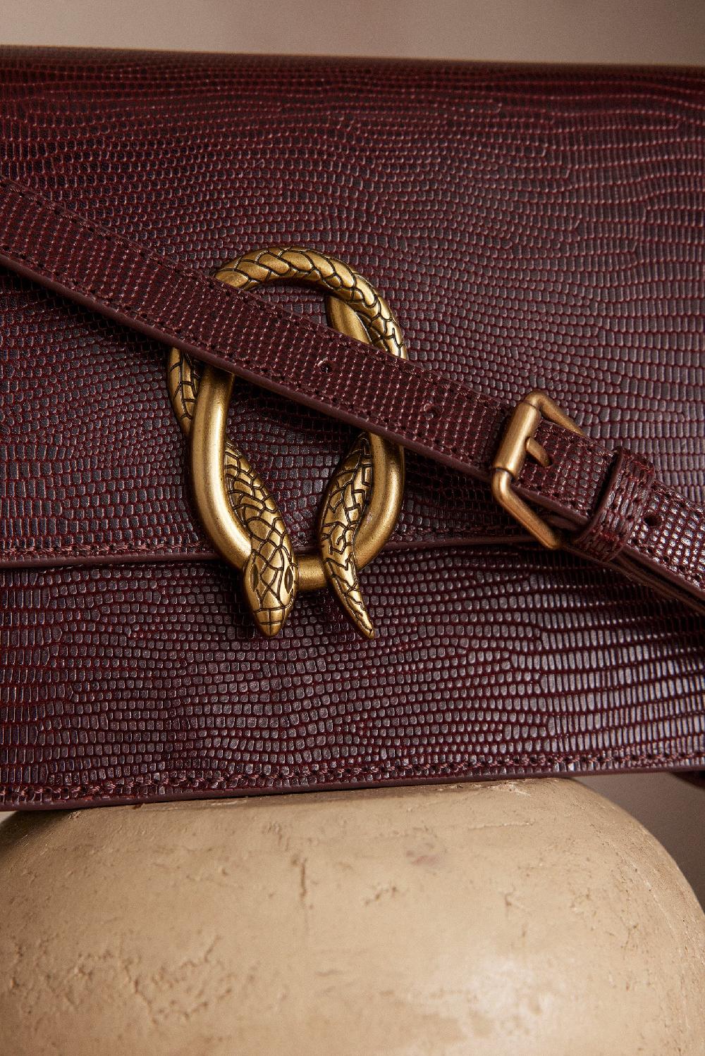 Maison 123 LEON Leather Shoulder Bag