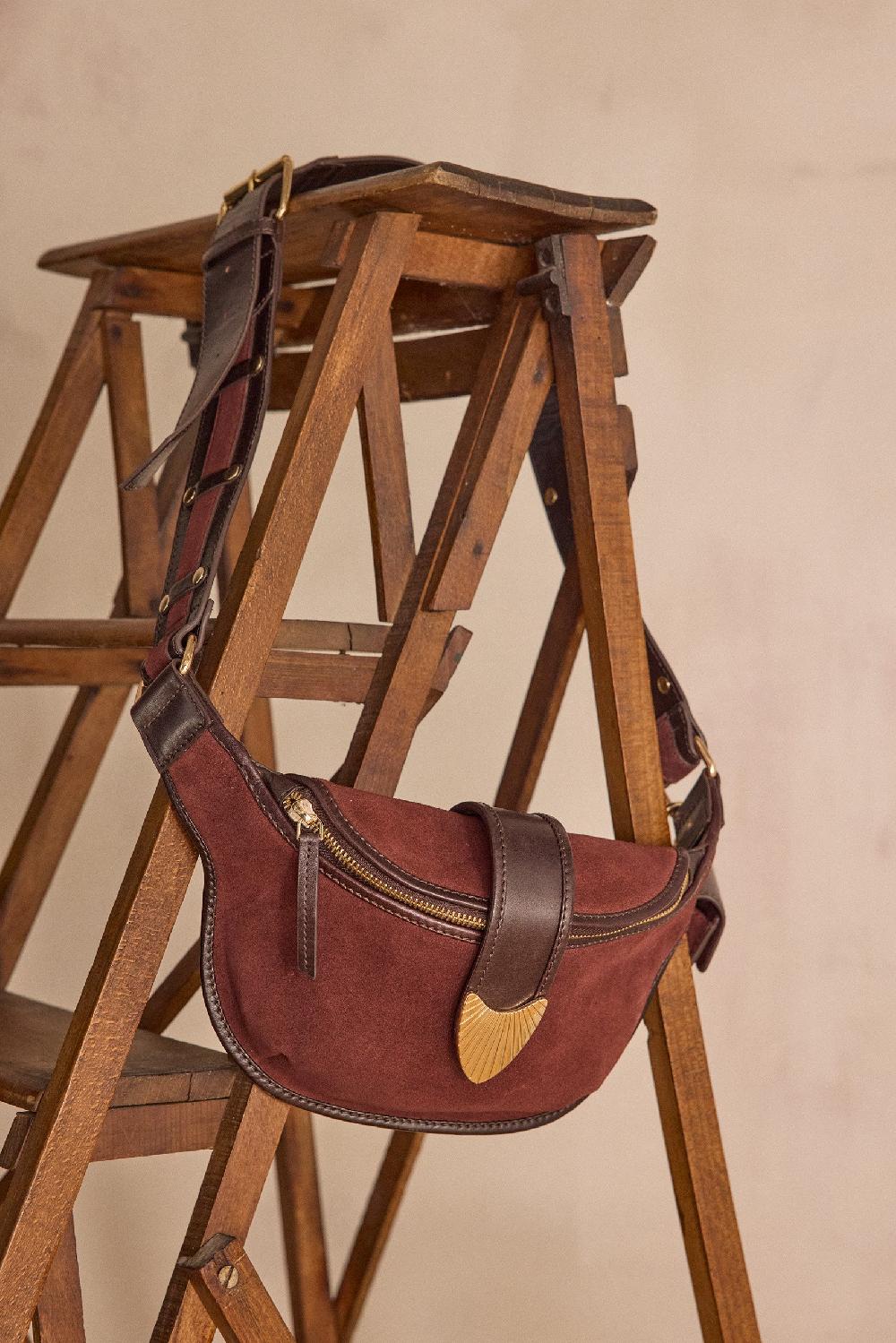 maison 123 LEONARD leather bum bag