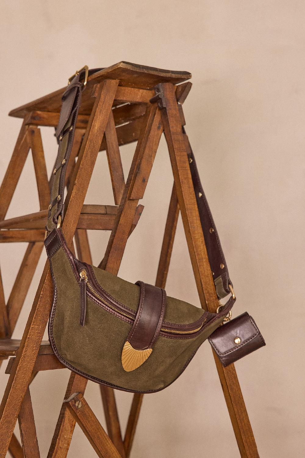 maison 123 LEONARD leather bum bag