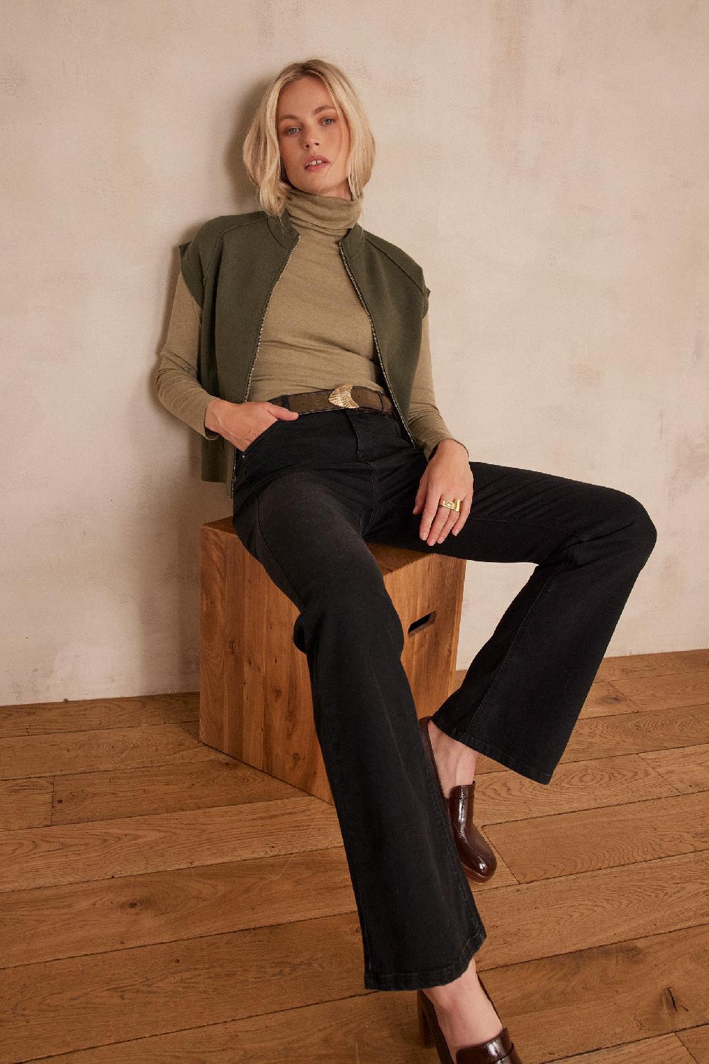 maison 123 LILY bootcut jeans in cotton