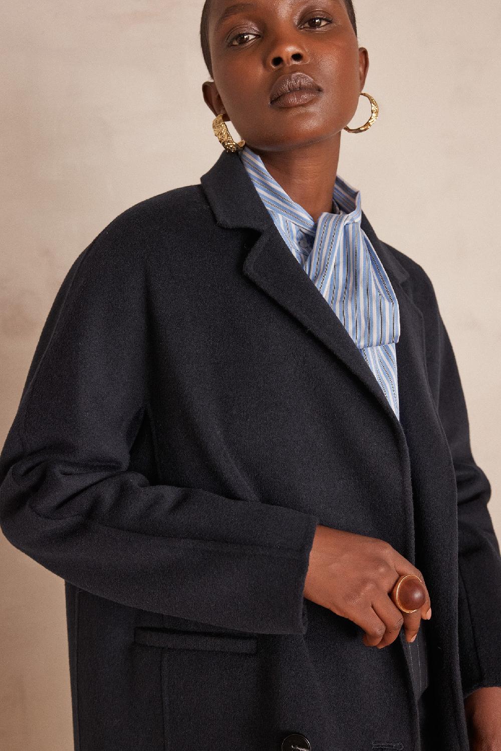 Maison 123 LINA Long Wool Coat