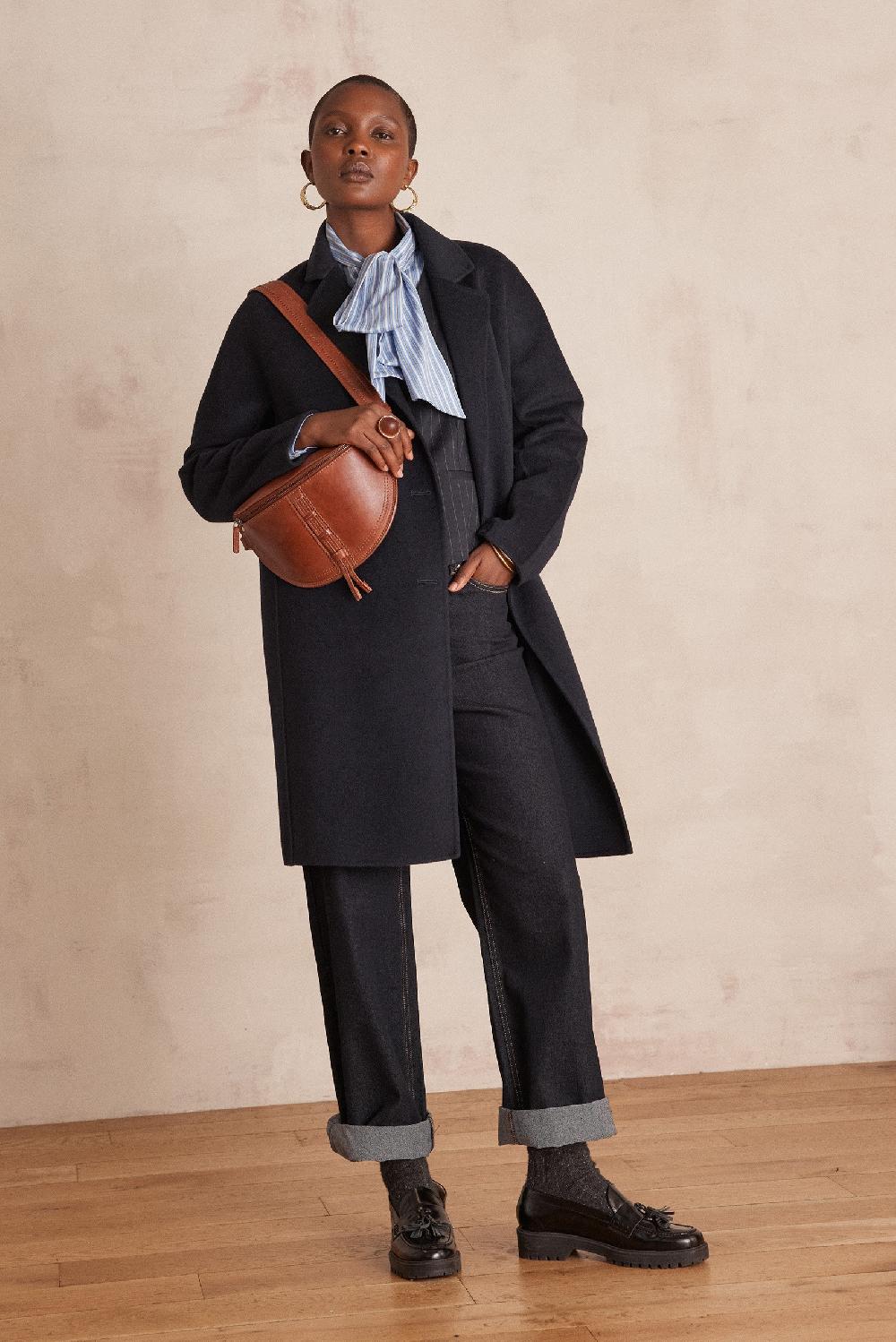 maison 123 LINA long wool coat