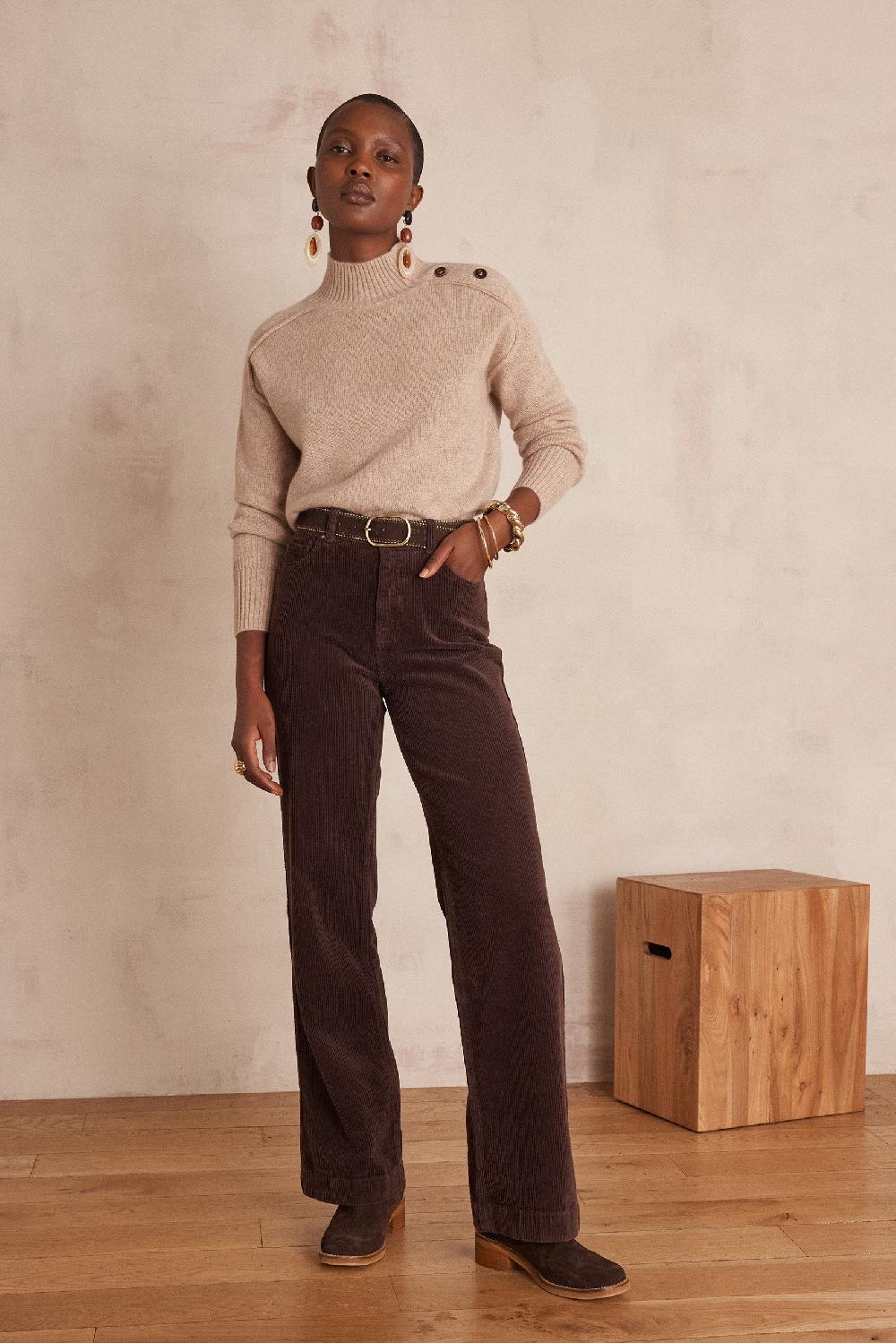 Maison 123 LISA Velvet Trousers