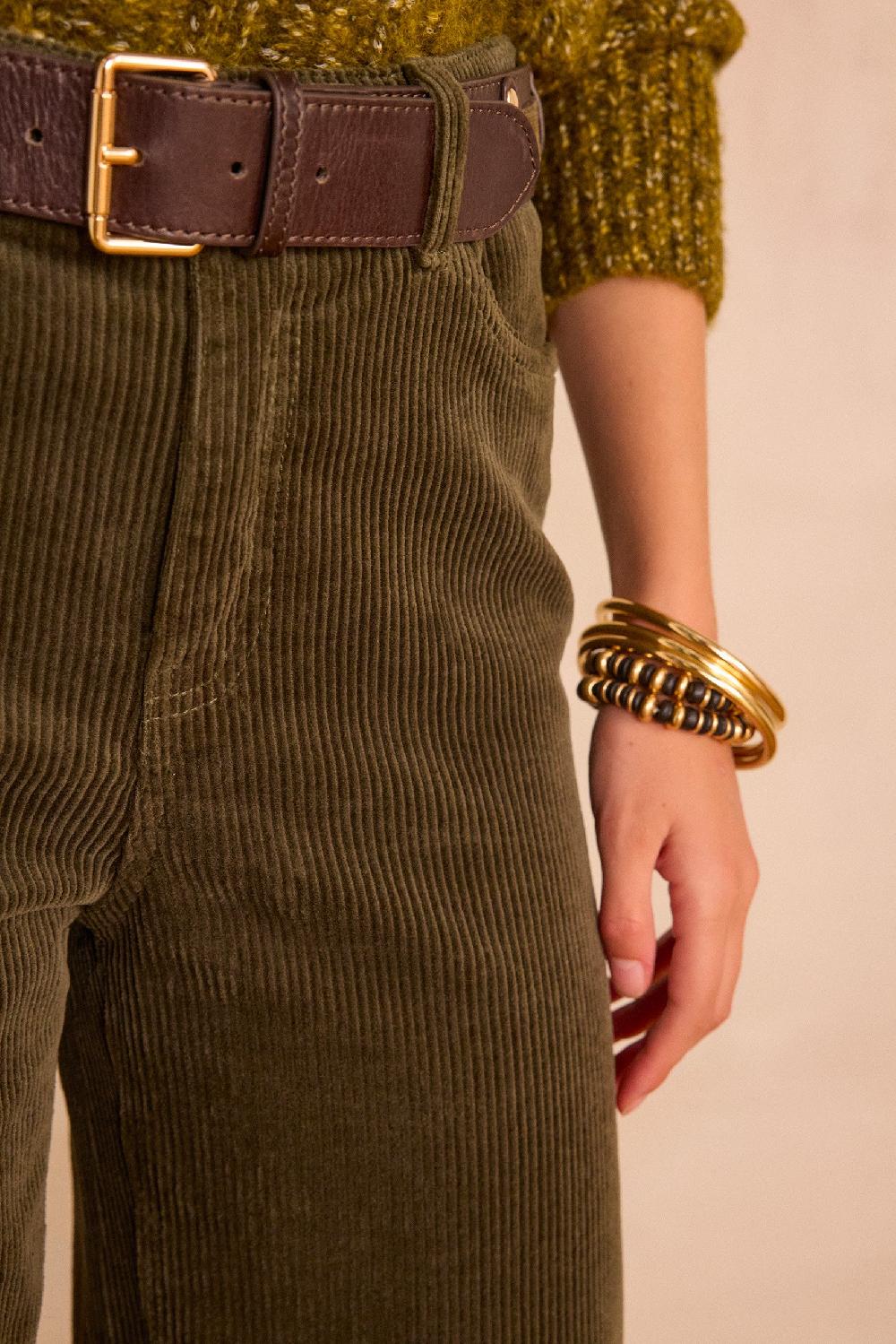 Maison 123 LISA Wide-leg Corduroy Trousers