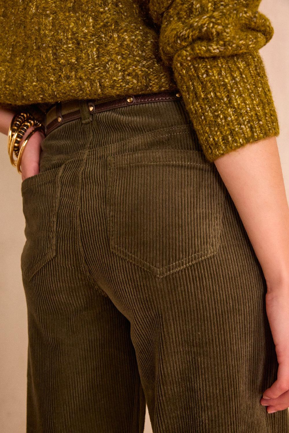 Maison 123 LISA Wide-leg Corduroy Trousers