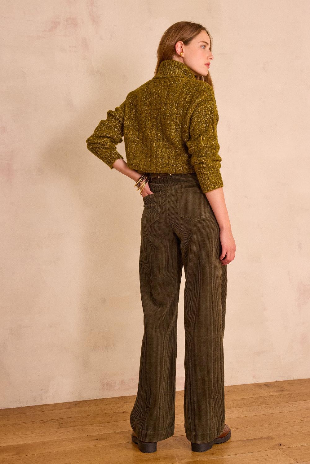 Maison 123 LISA Wide-leg Corduroy Trousers