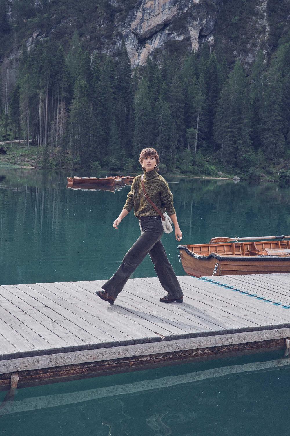 maison 123 LISA wide-leg corduroy trousers