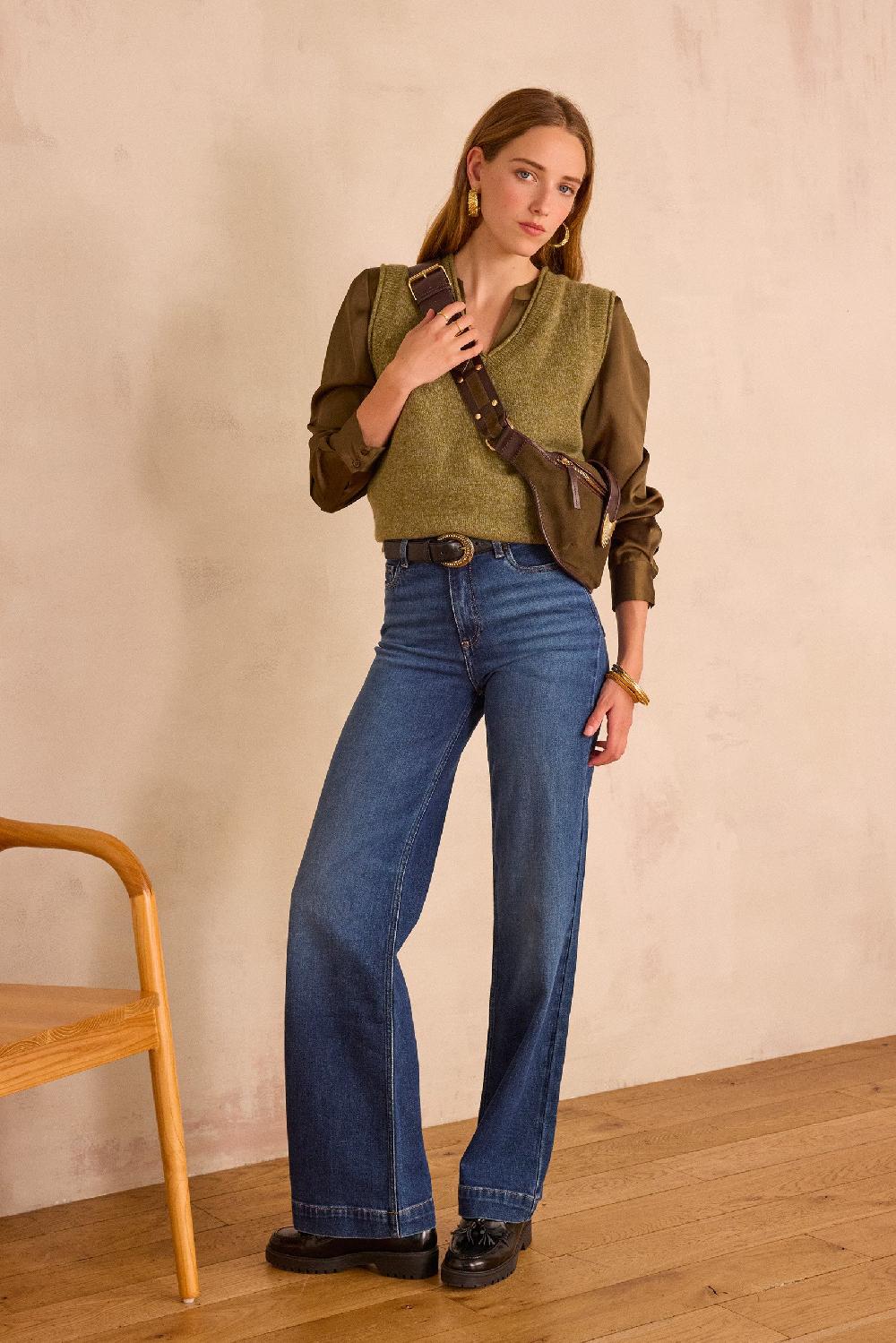 Maison 123 LISA Wide-leg Denim Jeans