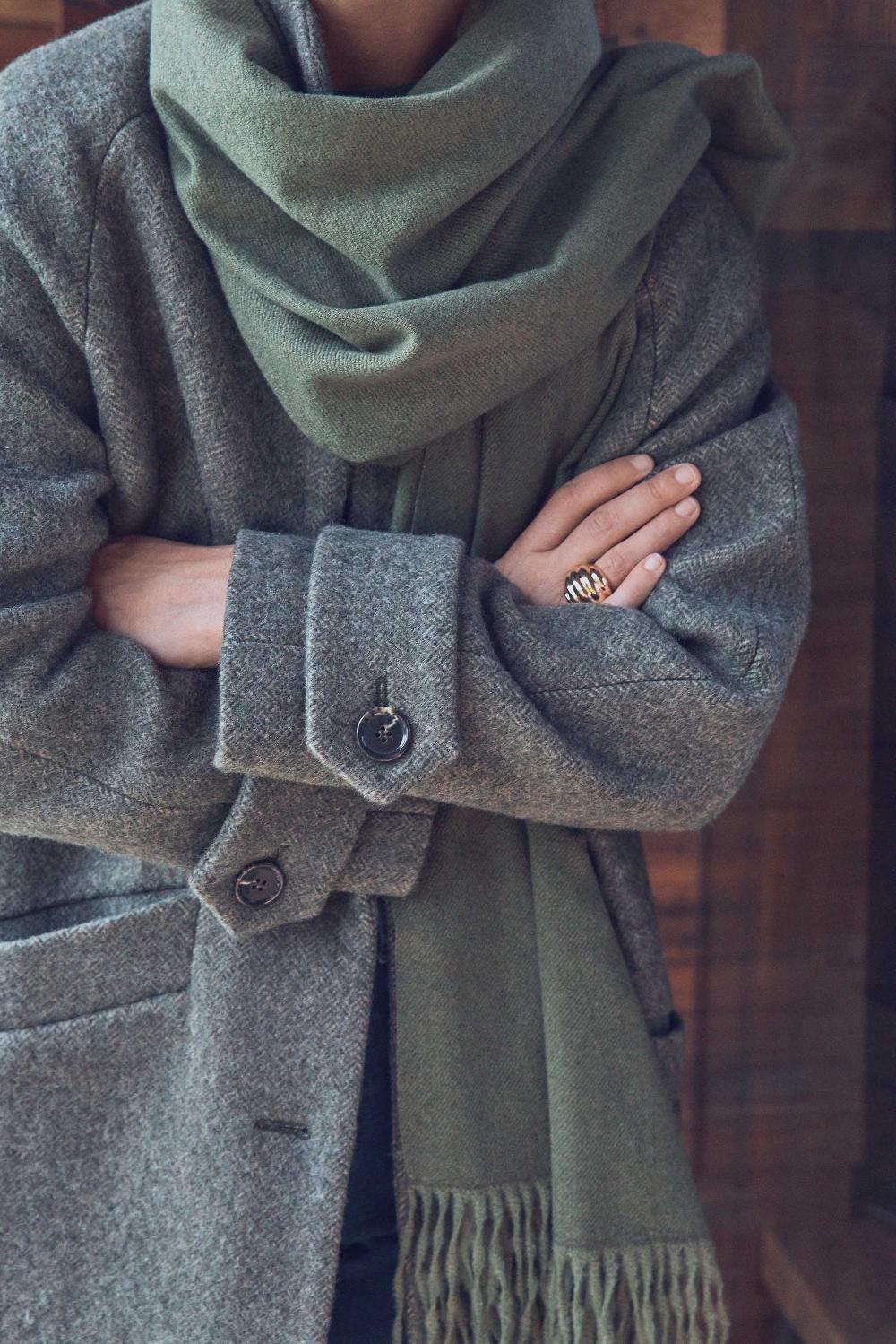 Maison 123 Long Wool Coat DUKE