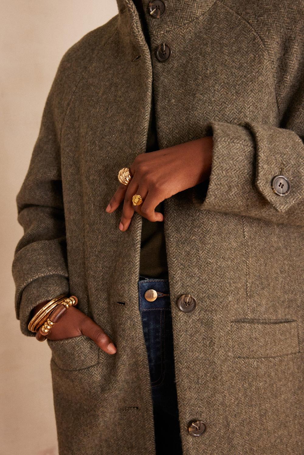 Maison 123 Long Wool Coat DUKE