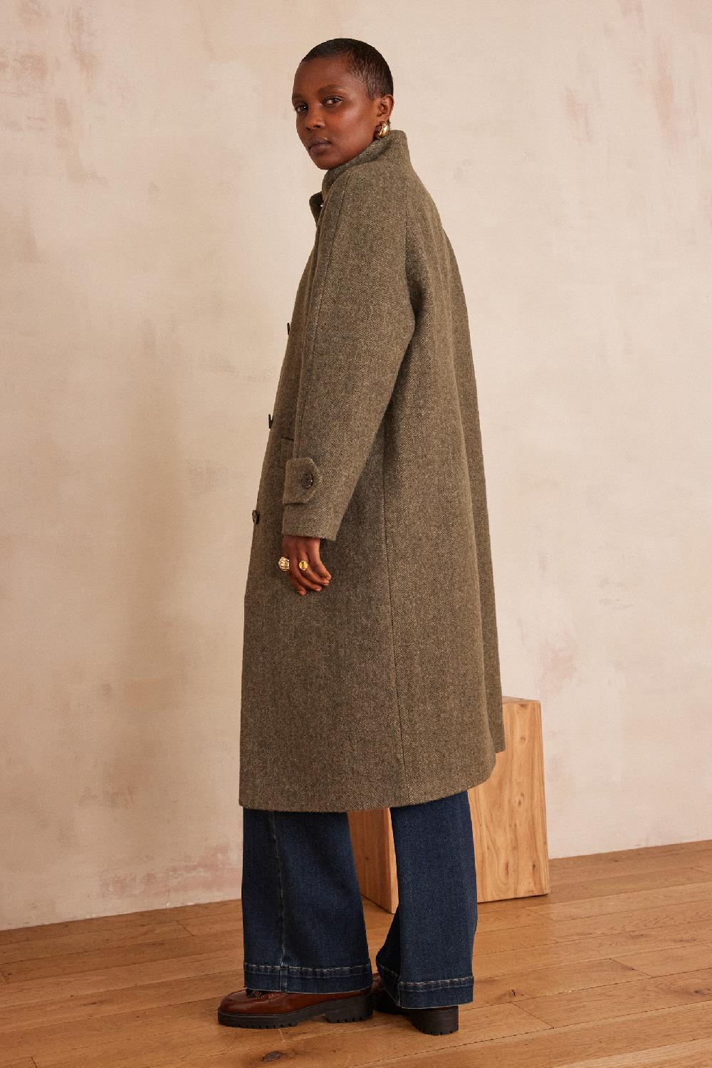 Maison 123 Long Wool Coat DUKE