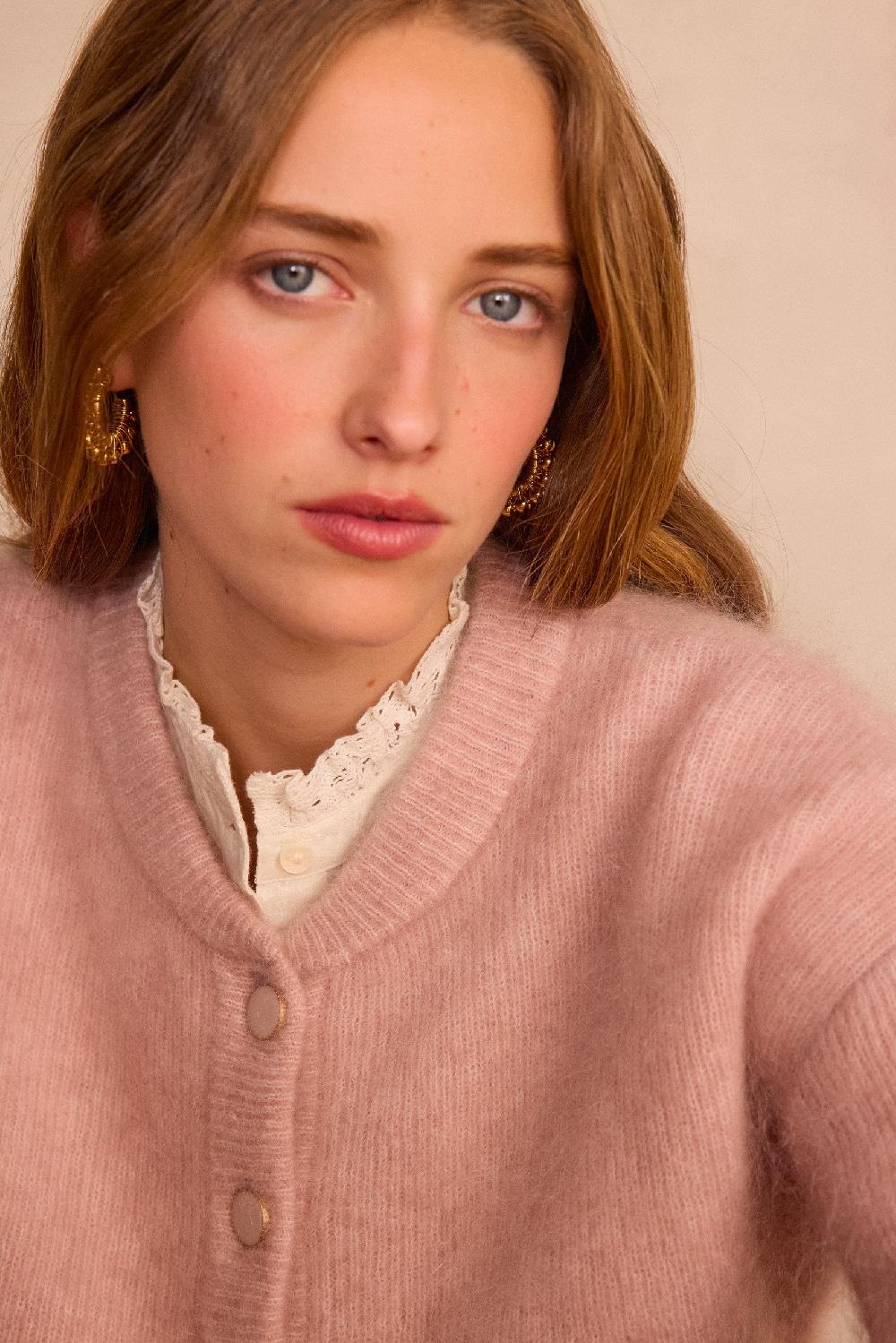 Maison 123 LOU Cardigan In Mohair And Wool