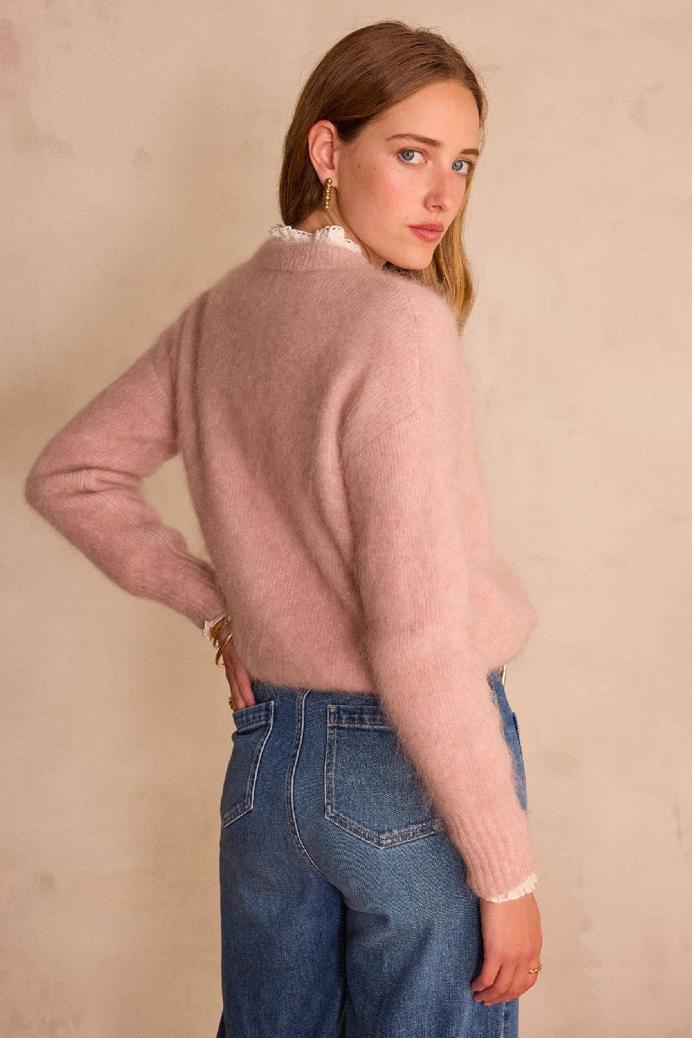 Maison 123 LOU Cardigan In Mohair And Wool