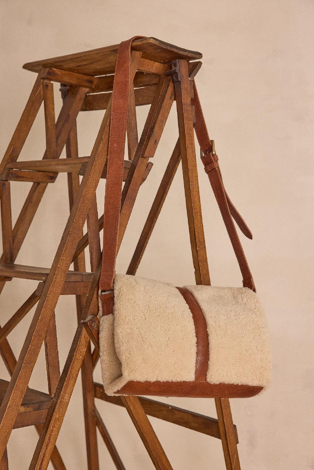 Maison 123 LOUIS Leather Satchel Bag