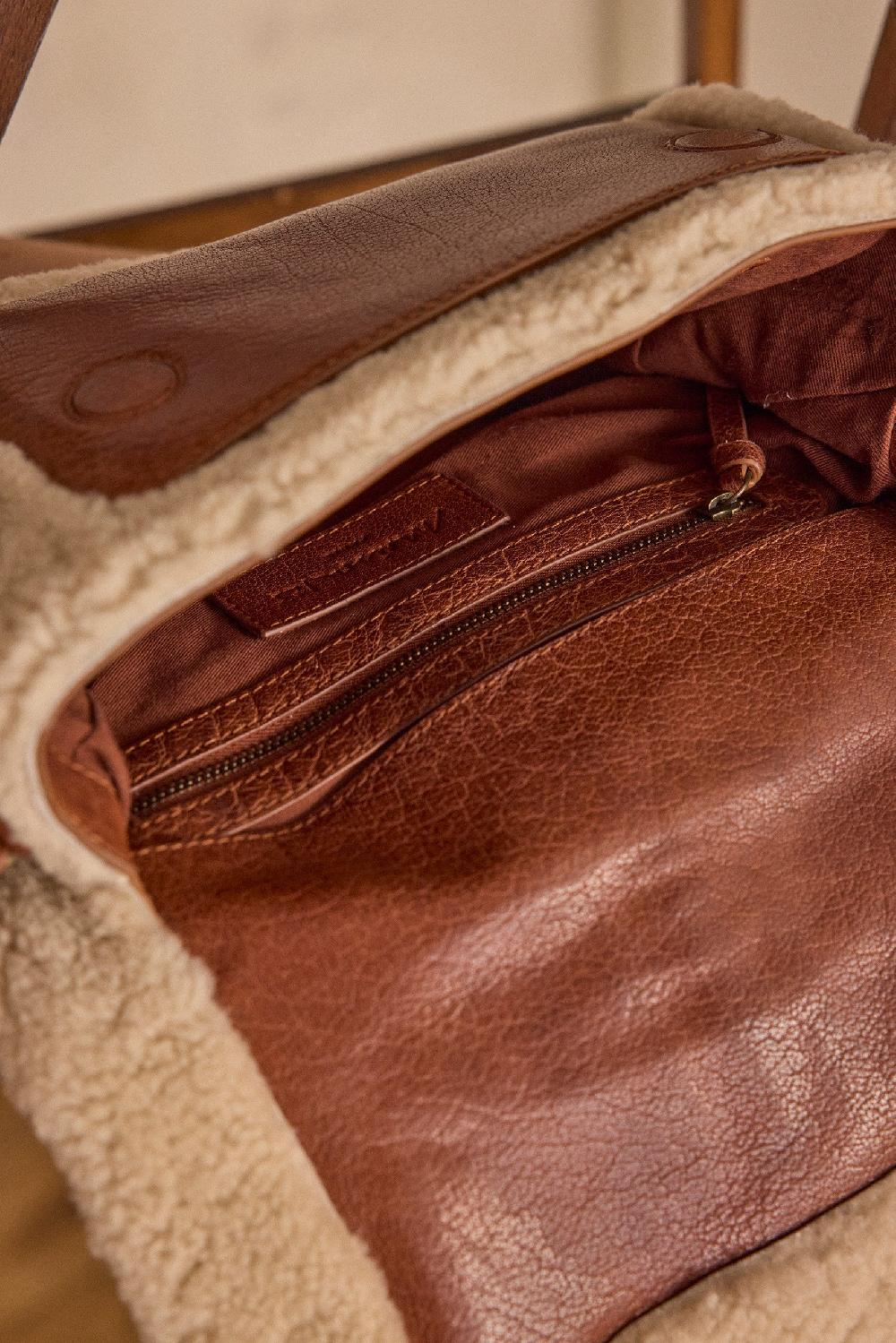 Maison 123 LOUIS Leather Satchel Bag