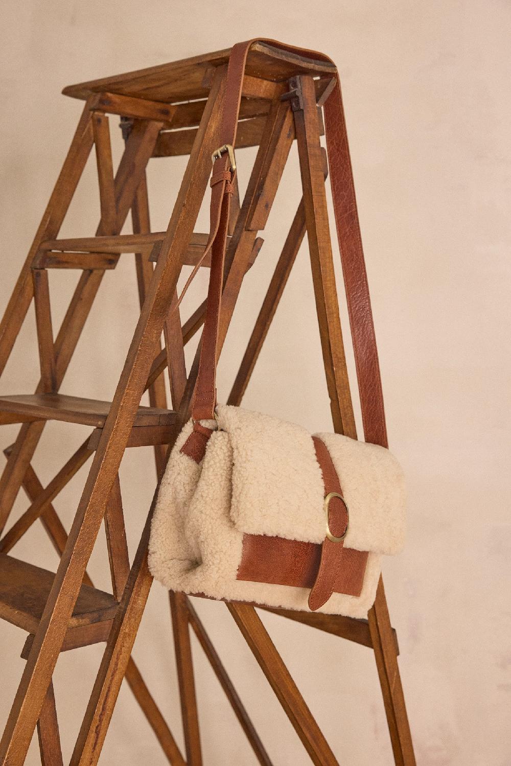 maison 123 LOUIS leather satchel bag