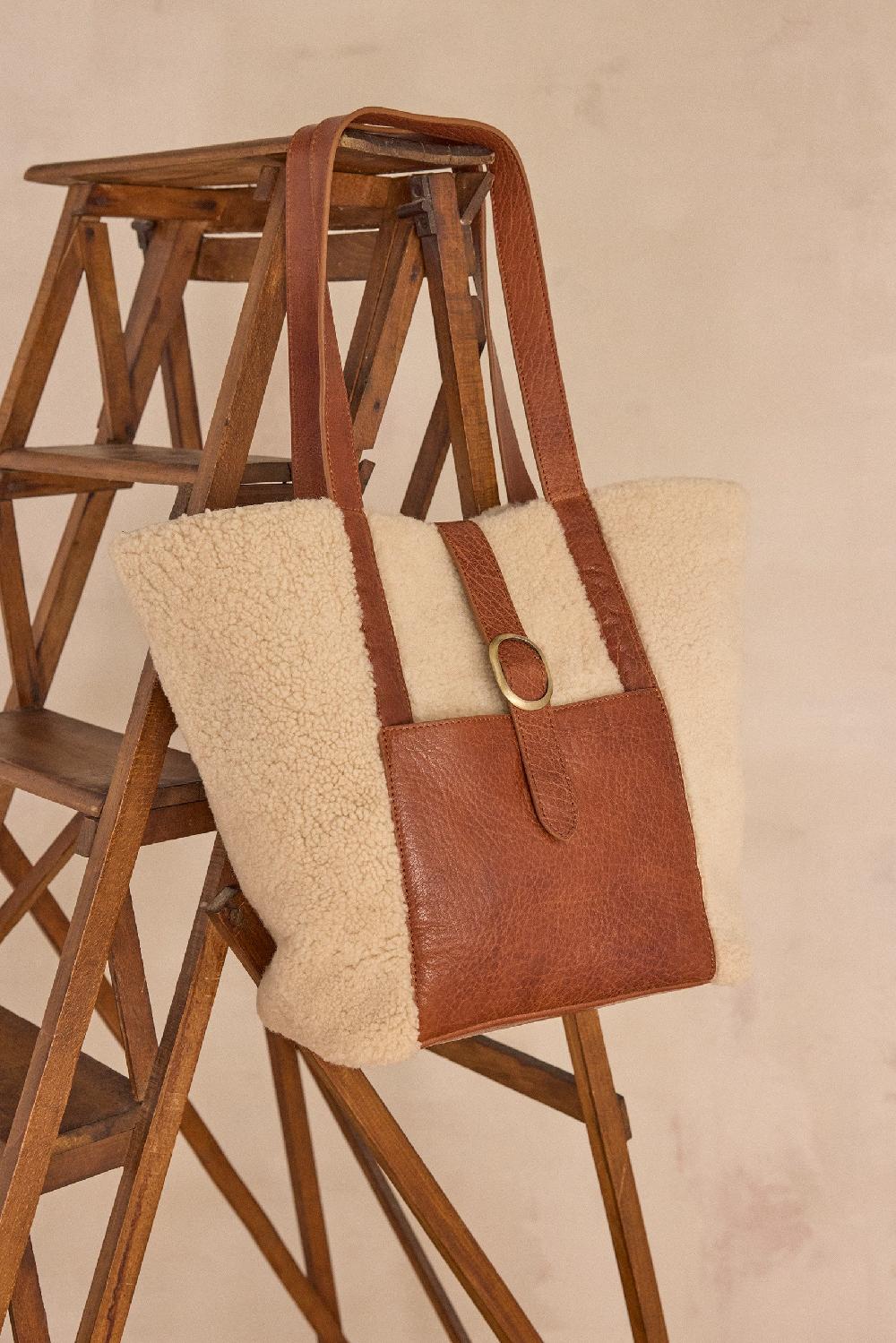 maison 123 LOUIS leather tote bag