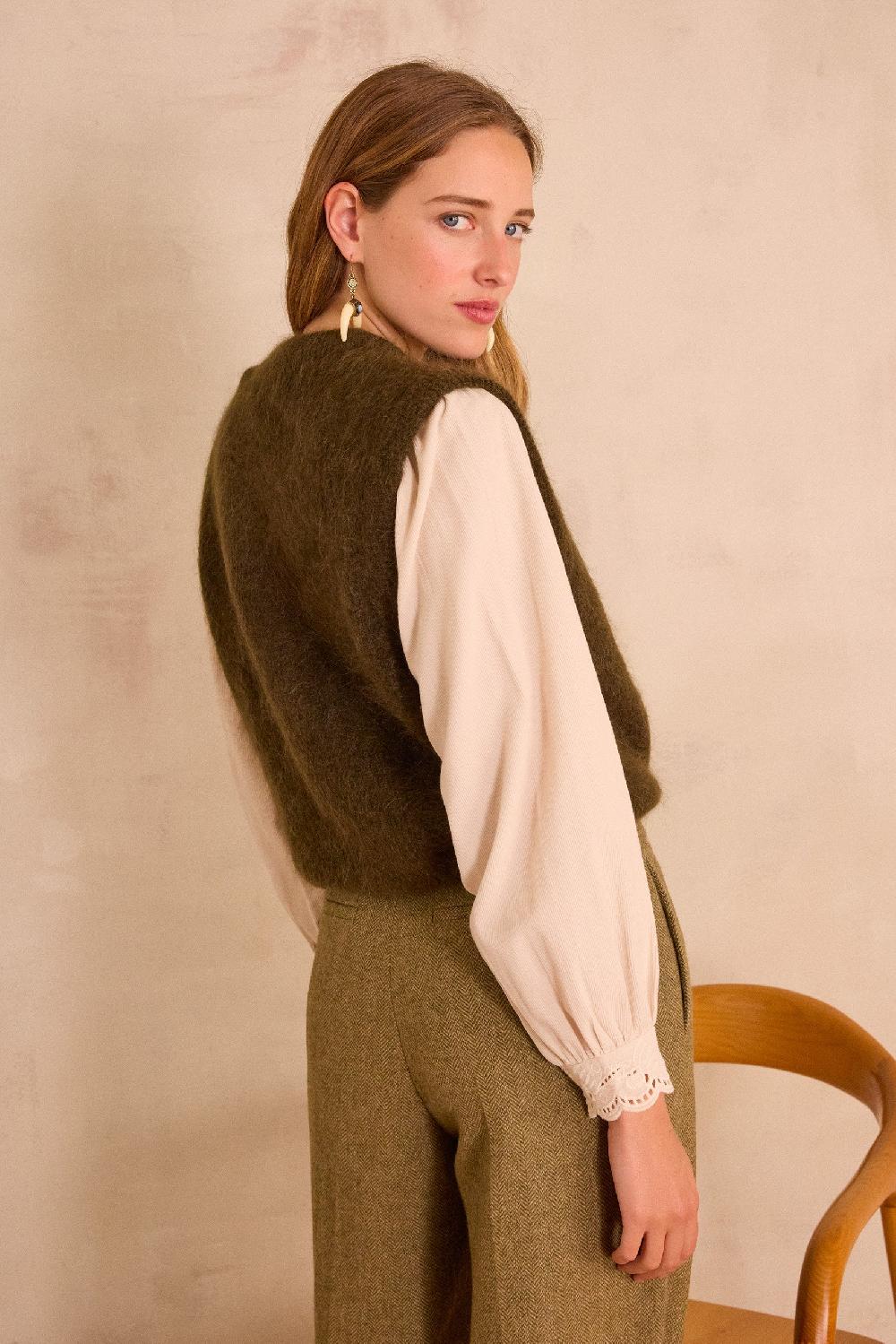 Maison 123 LOULOU Cardigan In Mohair And Wool