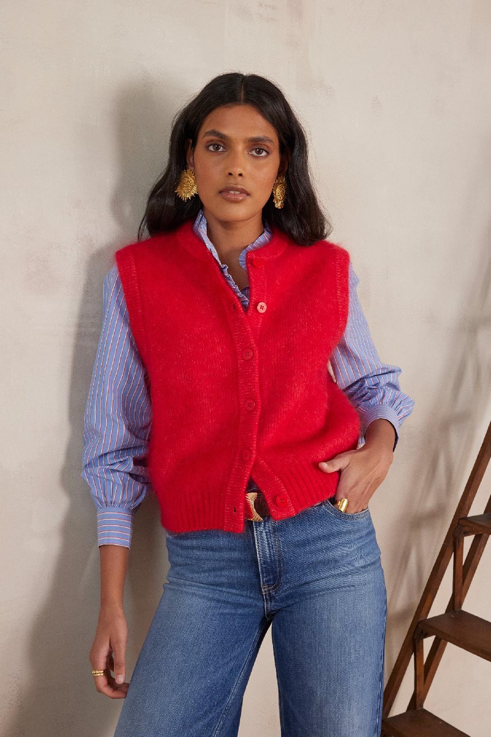 Maison 123 LOULOU Mohair Cardigan