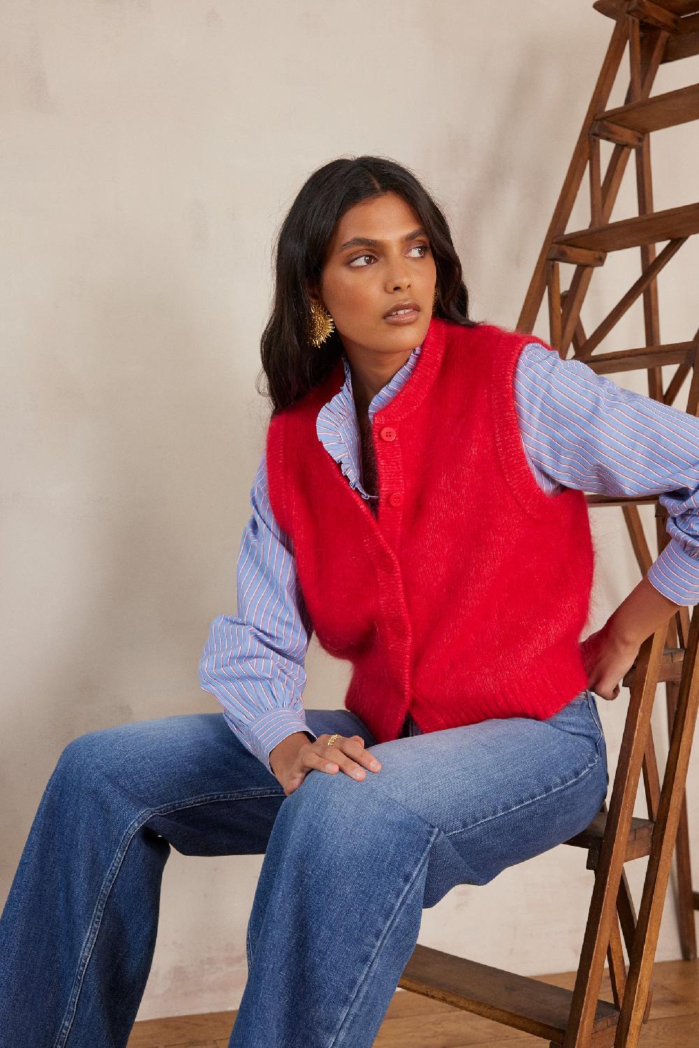 maison 123 LOULOU mohair Cardigan