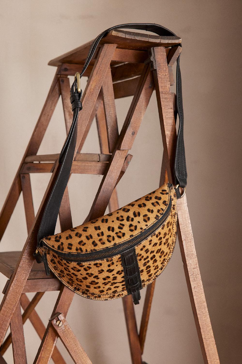 maison 123 LUCIEN leather bum bag