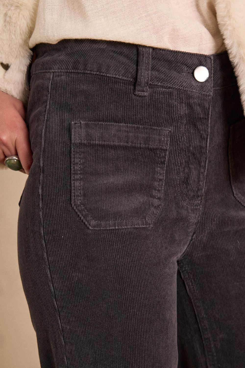 Maison 123 LUNA Cotton Velvet Trousers