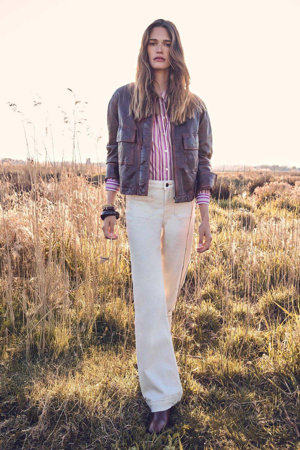 maison 123 LUNA OVERDYED wide-leg jeans