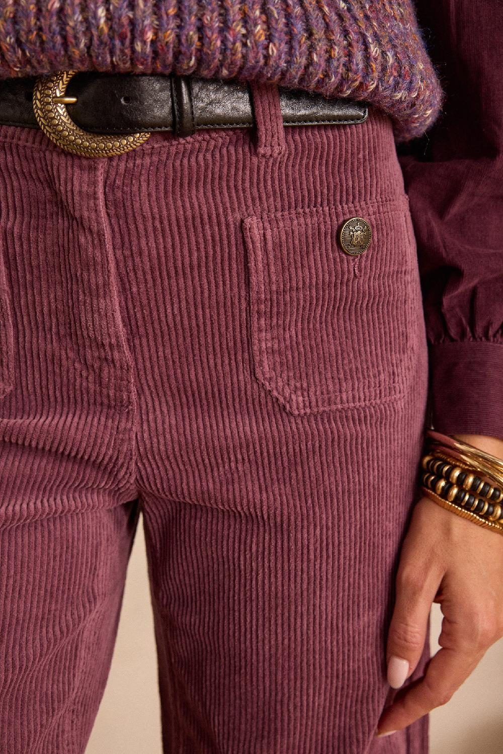 Maison 123 MAE Cotton Velvet Trousers