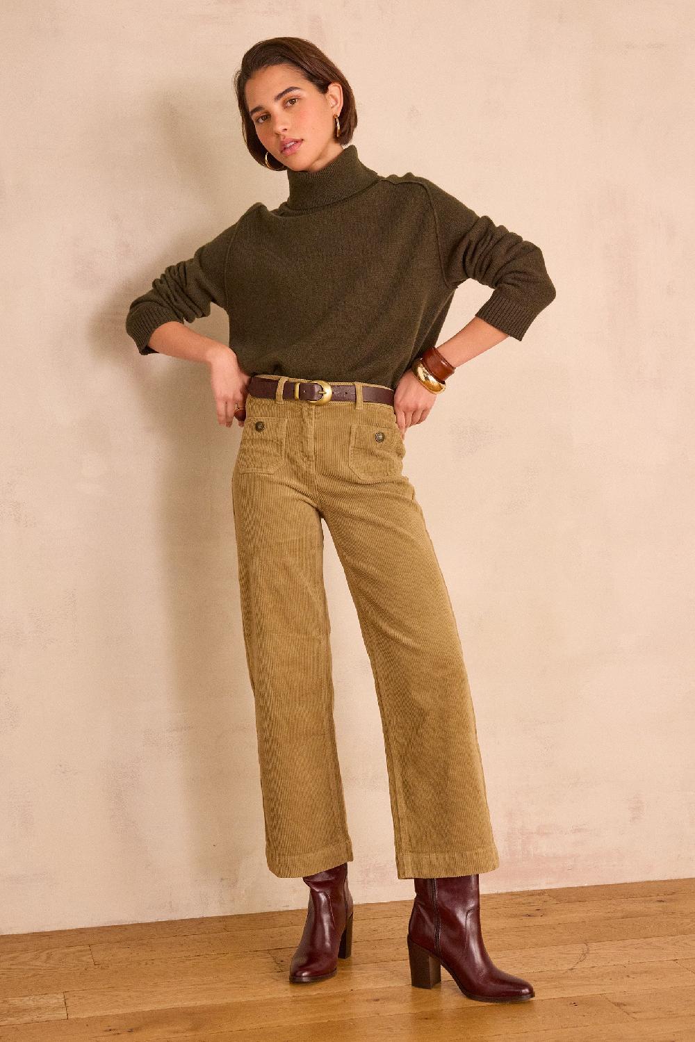 maison 123 MAE wide-leg corduroy trousers