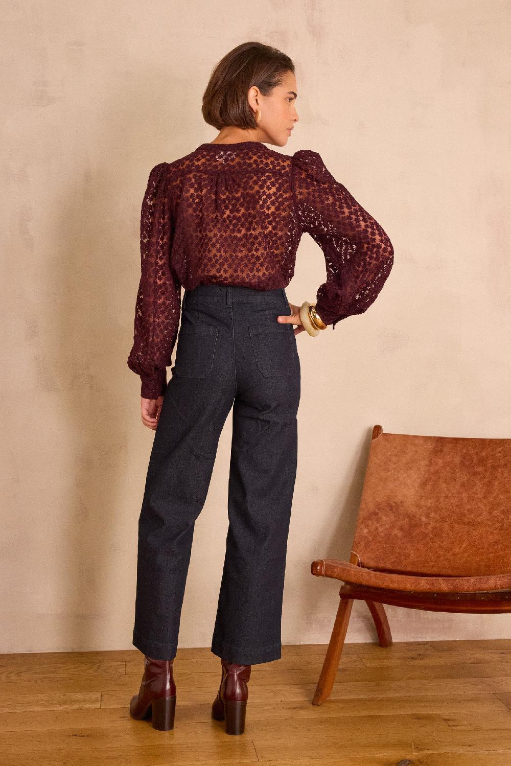 Maison 123 MAE Wide-leg Denim Jeans